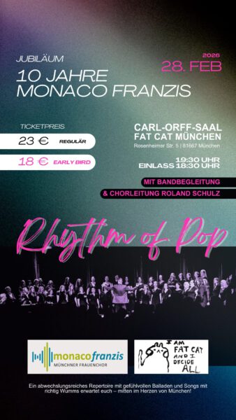 Jubiläumskonzert 10 Jahre Monaco Franzis